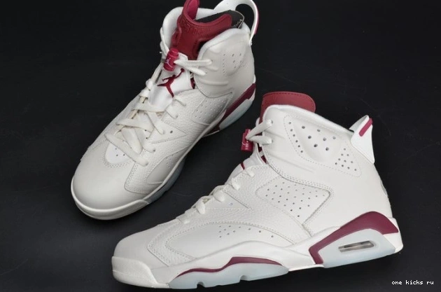 Rep Onekick Jordan Retro Maroon white 384664-116 6 Air 0813